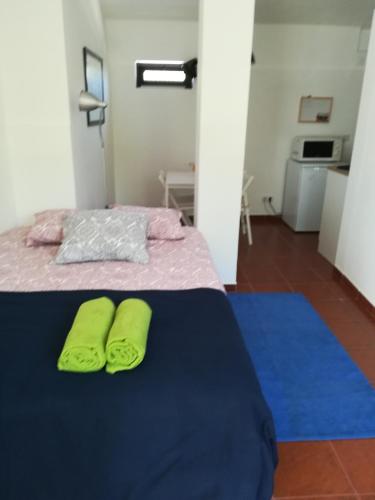 Postel nebo postele na pokoji v ubytování Casa da Anita