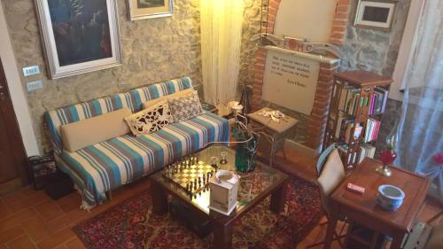 Posezení v ubytování La Quercia - la maison des arts