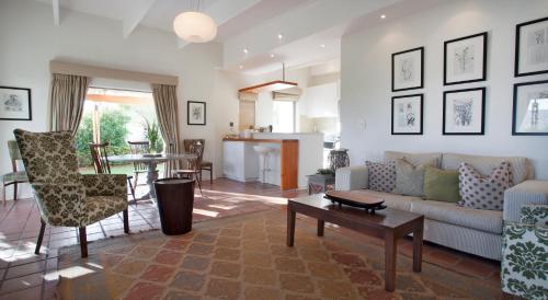 Χώρος καθιστικού στο Klein Welmoed Luxury Guest House