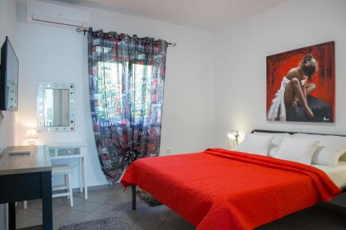 Posteľ alebo postele v izbe v ubytovaní Apartments Aloha