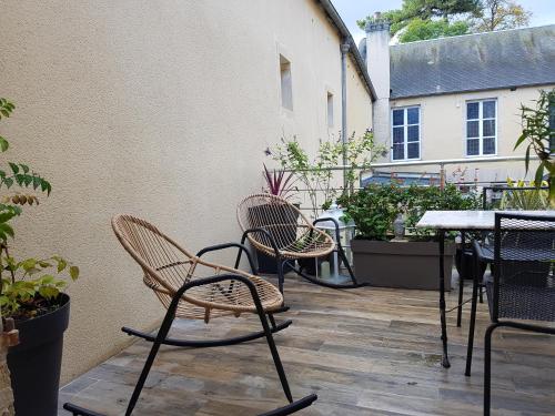Patio nebo venkovní prostory v ubytování Le Tardif, Noble Guesthouse