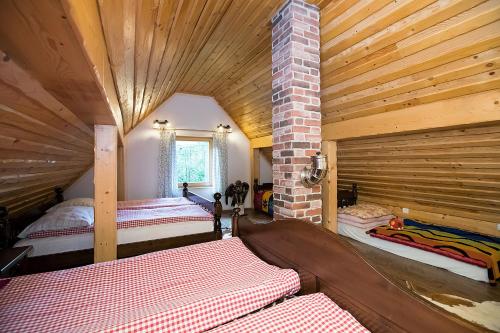 Ένα ή περισσότερα κρεβάτια σε δωμάτιο στο Holiday Home Voje