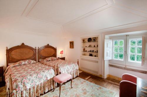 Кровать или кровати в номере Quinta de Sao Thiago