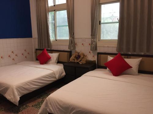 Postel nebo postele na pokoji v ubytování Play Kimnen B&B