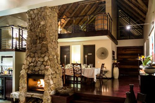 Χώρος καθιστικού στο Hopewell Private Game Reserve