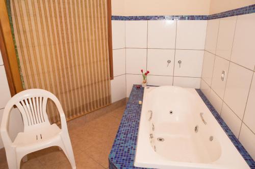 Koupelna v ubytování Pousada Spa Saúde Melhor