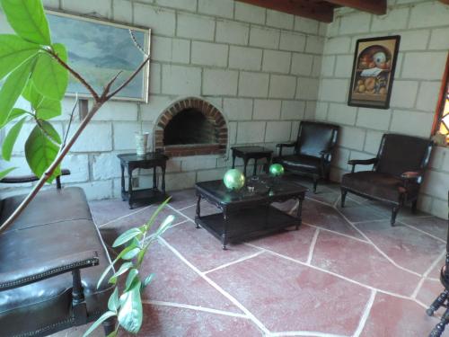 Posezení v ubytování Rancho los Madroños