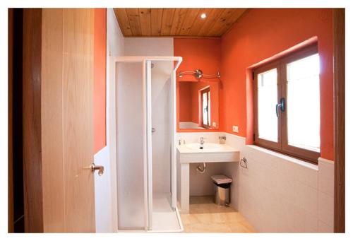 Koupelna v ubytování Hotel Balneario Almeida Dama Verde
