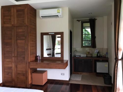 Kuchyň nebo kuchyňský kout v ubytování Lantala Residence