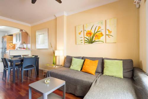 Posezení v ubytování Penthouse Rincón