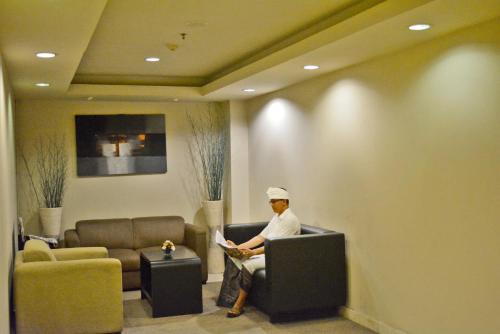 Posezení v ubytování Aston Denpasar Hotel & Convention