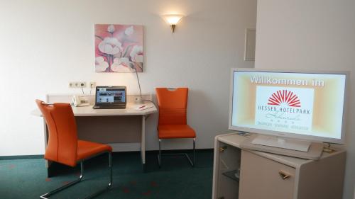 Der Geschäftsbereich oder Konferenzraum in der Unterkunft Hessen Hotelpark Hohenroda