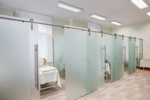 Koupelna v ubytování Hotel Westend