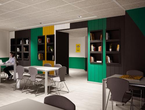 Perpustakaan di hotel