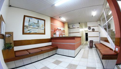 Kuchyň nebo kuchyňský kout v ubytování Hotel Belem Fortaleza