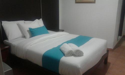 Una cama o camas en una habitación de Hotel Via Espana