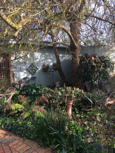 En have udenfor Butlers Guesthouse