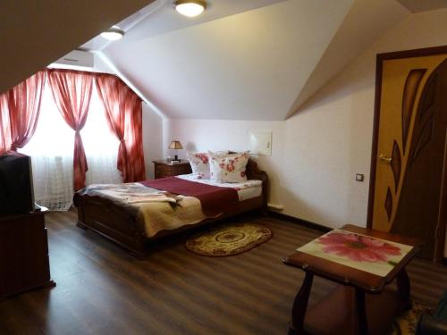 En eller flere senge i et værelse på Hotel on Porokhovskaya