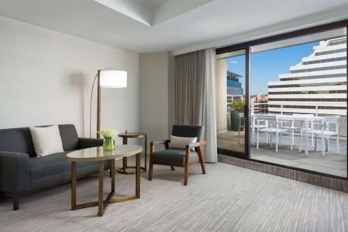 Ruang duduk di Hyatt Regency Bethesda near Washington D.C.