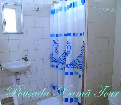 Koupelna v ubytování Pousada Xamã Tour