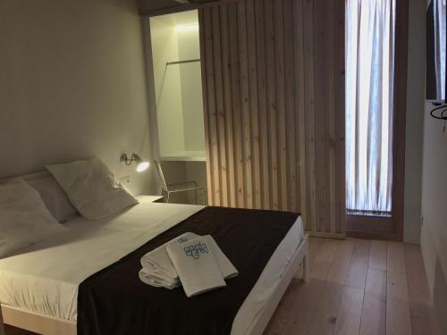 
Cama o camas de una habitación en Hotel Santacreu
