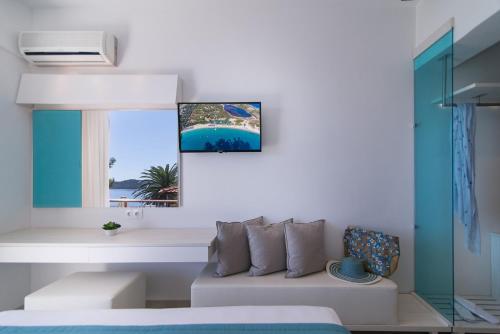 Ein Bett oder Betten in einem Zimmer der Unterkunft Sun Rise Hotel
