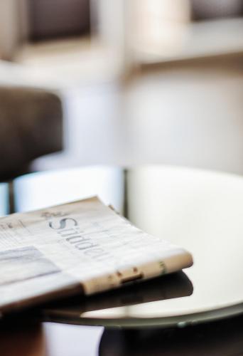 a book sitting on top of a table at Seevital Hotel & SPA - Ihr 4 Sterne Superior Hideaway direkt am See in Langenargen