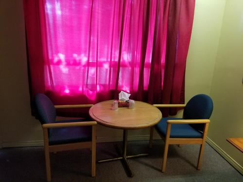 Χώρος καθιστικού στο Motel Montreal