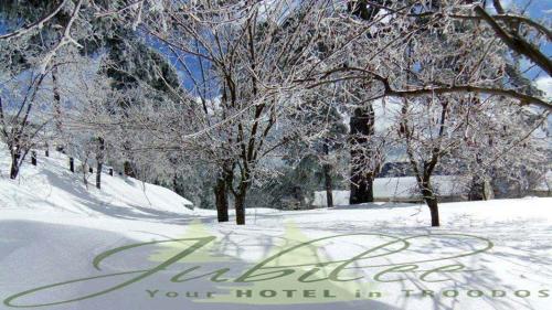 Jubilee Hotel Troodos v zimě