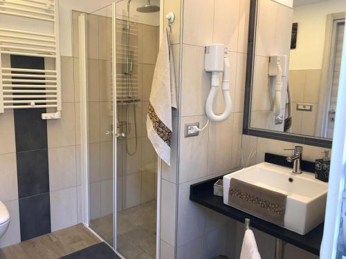 Koupelna v ubytování Casa Soave B&B