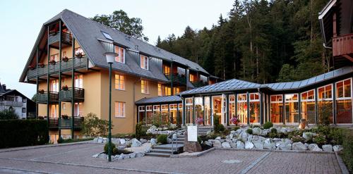 a large building with a lot of windows at Ferien Residenz Bergfried in Hinterzarten