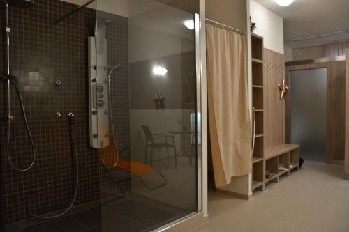 Koupelna v ubytování Hotel U Kozicky