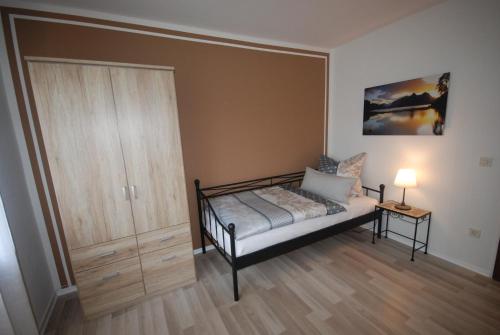 Postel nebo postele na pokoji v ubytování Gästehaus Spengler