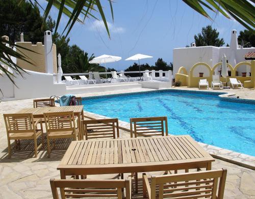 Bazén v ubytování Hacienda Encanto del Rio nebo v jeho okolí