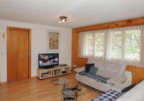 TV a/nebo společenská místnost v ubytování Chalet Barbara