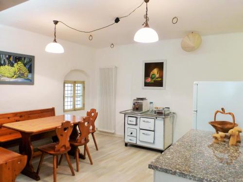 Kuchyň nebo kuchyňský kout v ubytování Nido di Rondine B&B