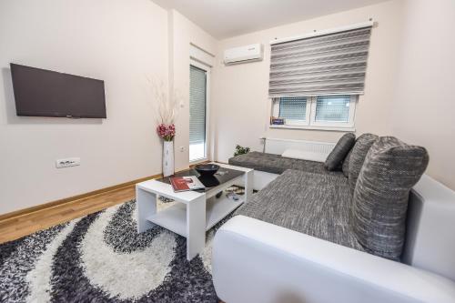 Posezení v ubytování Yasmin Apartment (Pozega in Serbia)