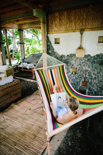 Isleta El Espino Ecolodgeにあるシーティングエリア