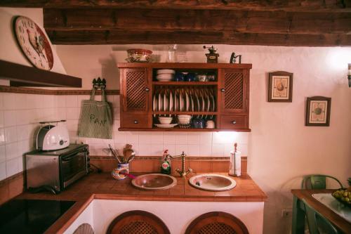 Kuchyň nebo kuchyňský kout v ubytování Casa Morera