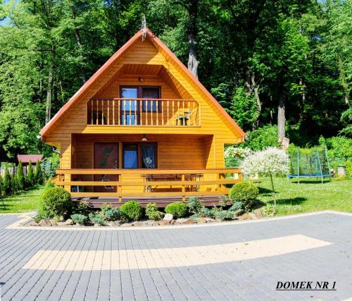Taman di luar Domki i Pokoje u Borsa