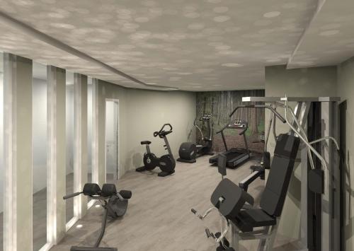 Fitness centrum a/nebo fitness zařízení v ubytování Alpinhotel Monte Superior - Silvretta Card Premium Betrieb