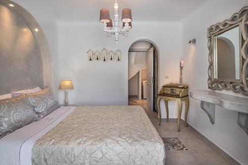 Ένα ή περισσότερα κρεβάτια σε δωμάτιο στο Felicity Luxury Villas