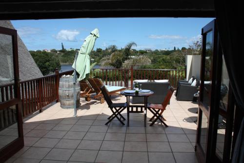
A balcony or terrace at Cloverleigh Guest House
