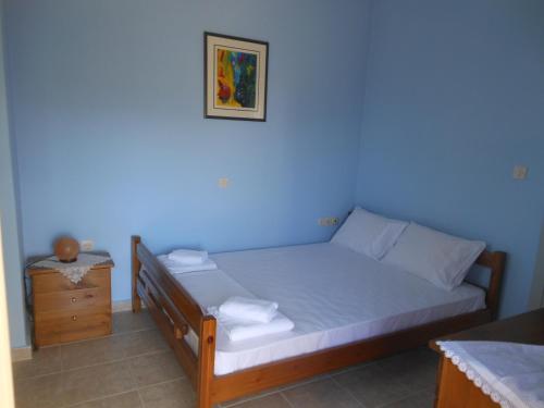 Postel nebo postele na pokoji v ubytování Villa Twins
