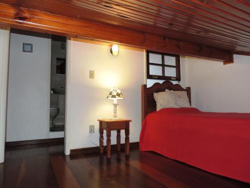 Ένα ή περισσότερα κρεβάτια σε δωμάτιο στο Lindo Apartamento em Cabo Frio