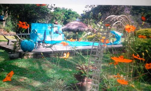Taman di luar Sítio Canoas