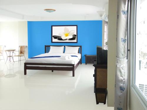Ένα ή περισσότερα κρεβάτια σε δωμάτιο στο Spa Guest House