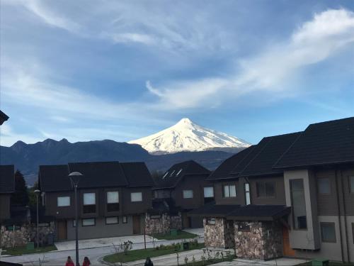 別荘から撮影された、または一般的な山の景色
