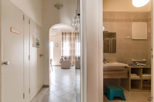 Ett badrum på Attico con 2 camere in Via Vespucci