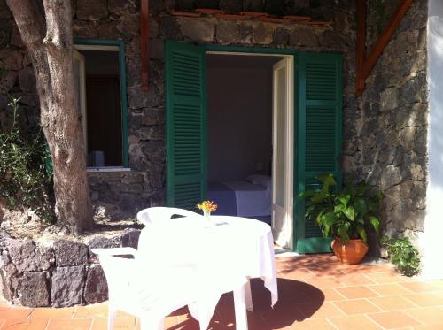 Αίθριο ή υπαίθριος χώρος στο Hotel Villa Antonio